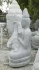  Product image 6 of the product “Seated Buddha with floral carving -Chakra position. About 152cm height. Natural stone (river stone), stonemasonry ”